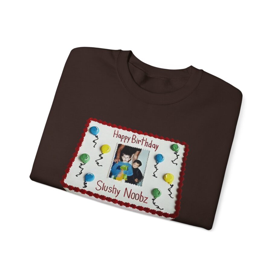 Slushy Noobz Birthday Cake Unisex Heavy Blend Crewneck Sweatshirt