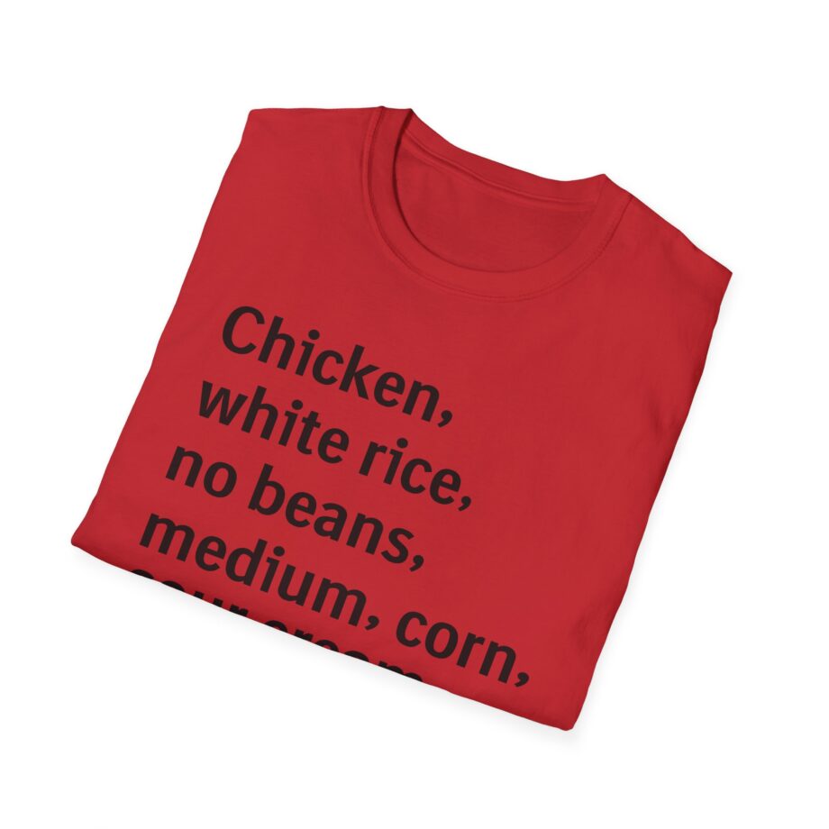 Chipotle Custom Order Unisex Softstyle T-shirt