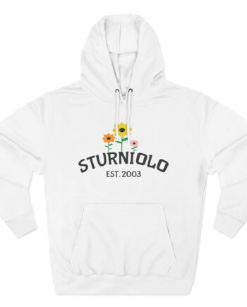 Sturniolo Flower Three-panel Fleece Hoodie