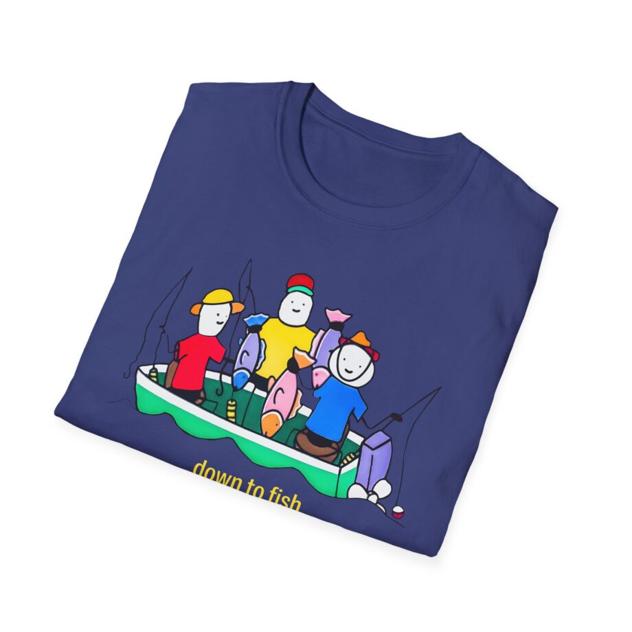 Super Mega Down to Fish Unisex Softstyle T-shirt