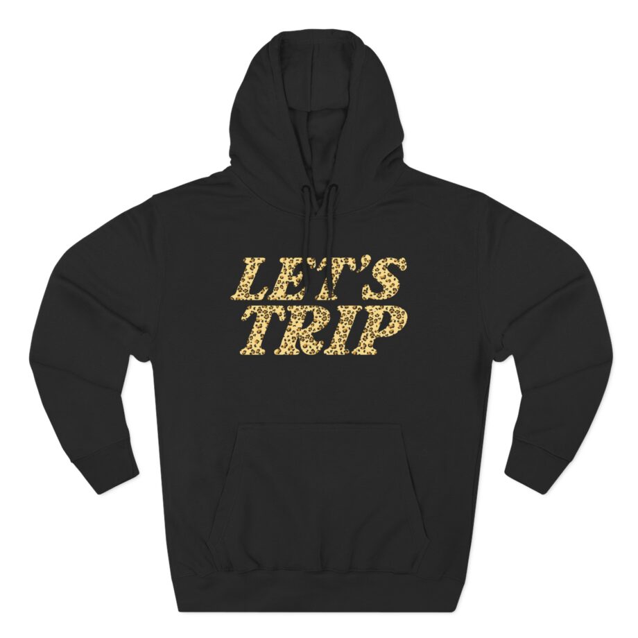 Sturniolo Triplets Let's Trip Cheetah Three-panel Fleece Hoodie
