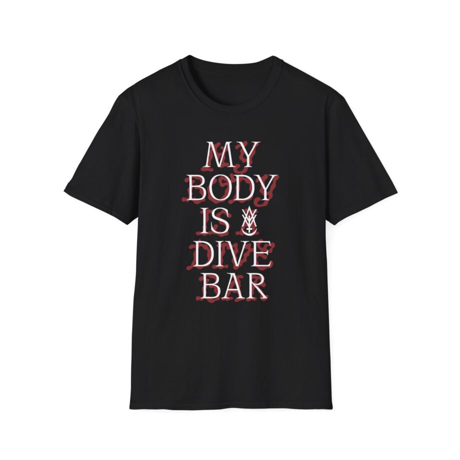 Amigo the Devil My Body is Dive Bar Unisex Softstyle T-shirt