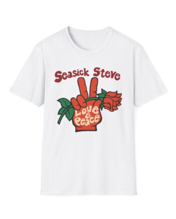 Seasick Steve Love & Peace Unisex Softstyle T-Shirt