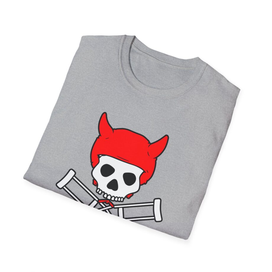 Jackass Devil Horns Skull & Crossbones Unisex Softstyle T-Shirt
