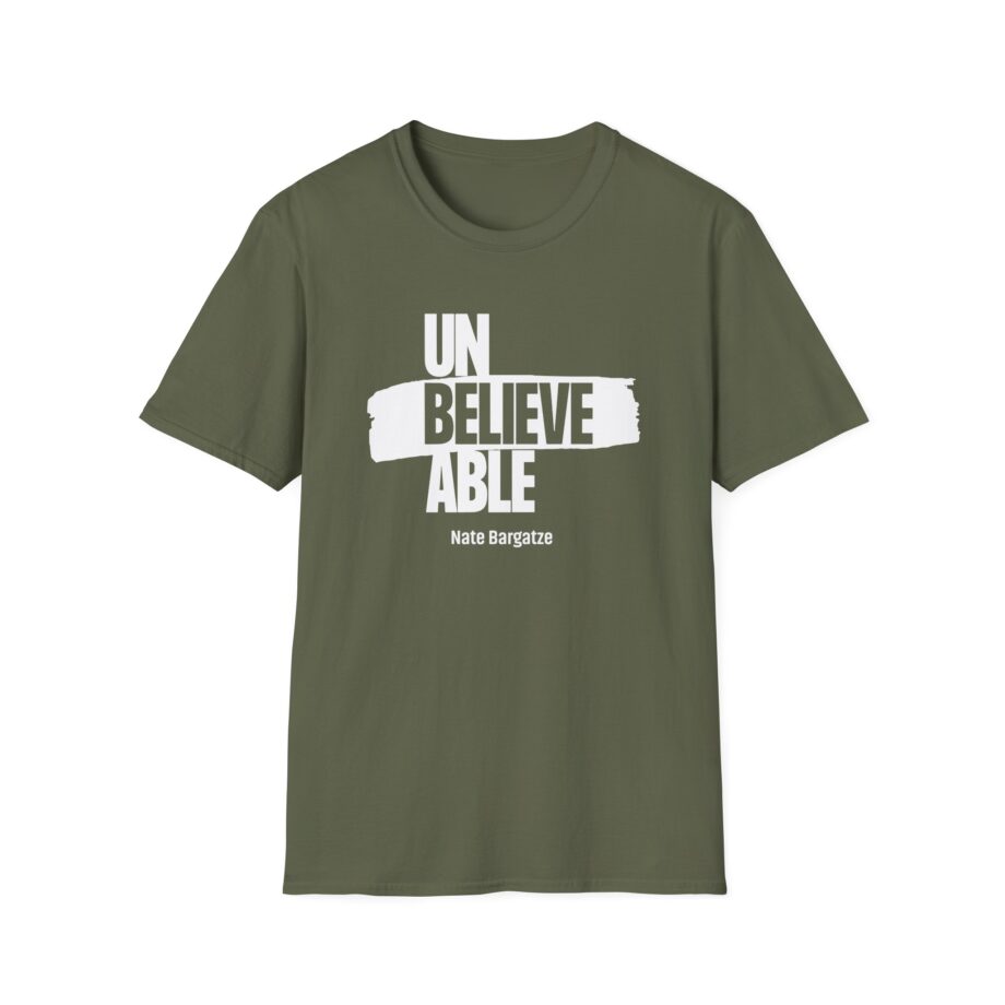 Nate Bargatze  Unbelievable Unisex Softstyle T-Shirt