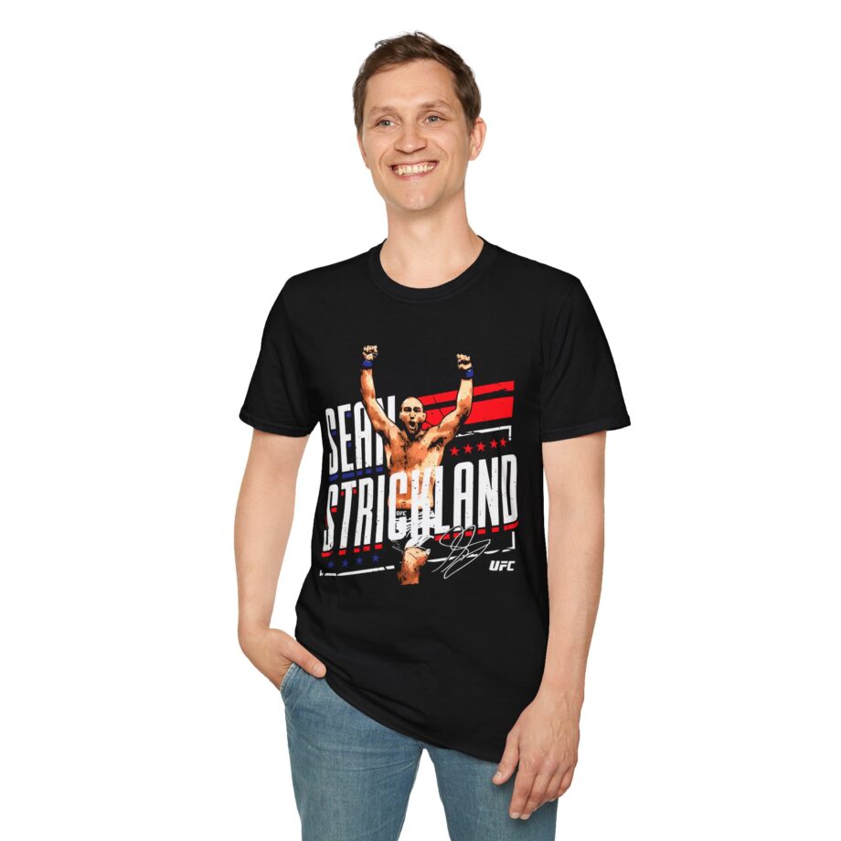 Sean Strickland Stars & Stripes Unisex Softstyle T-shirt