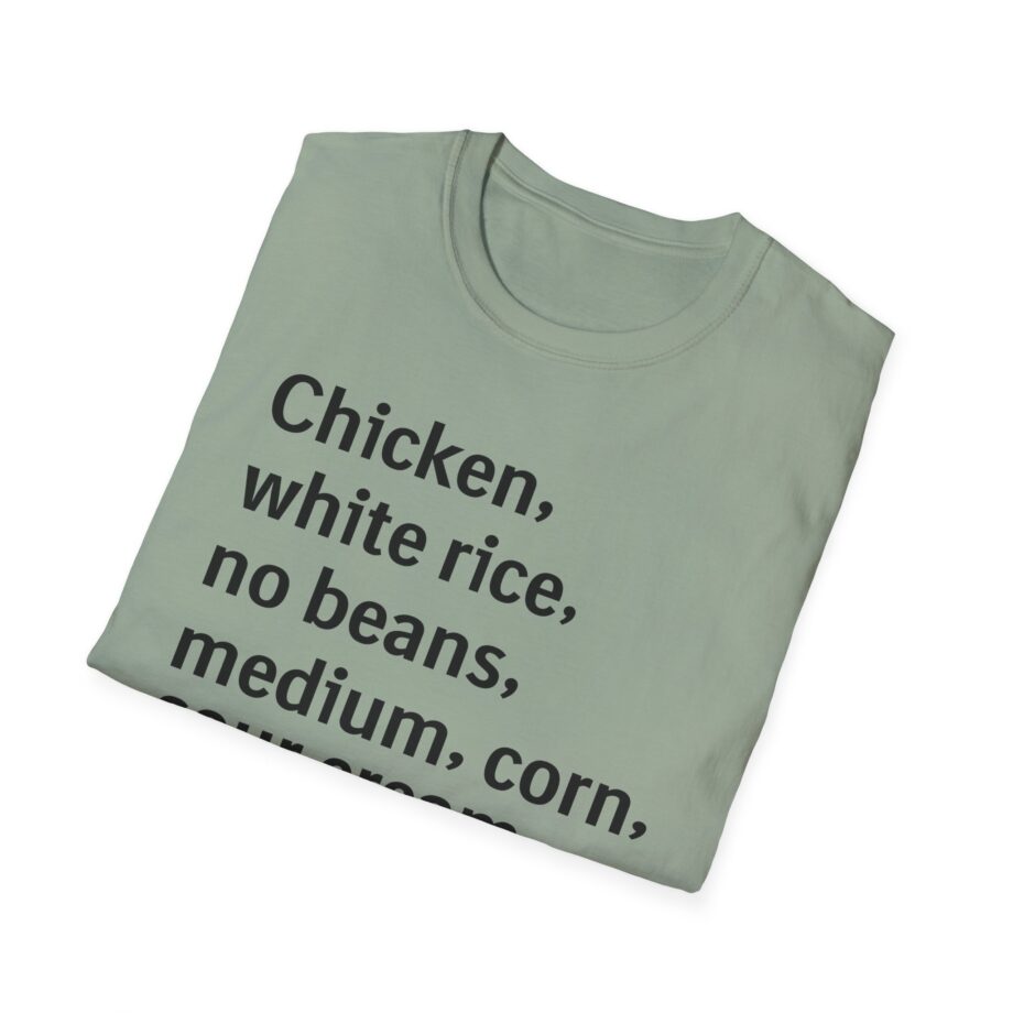 Chipotle Custom Order Unisex Softstyle T-shirt
