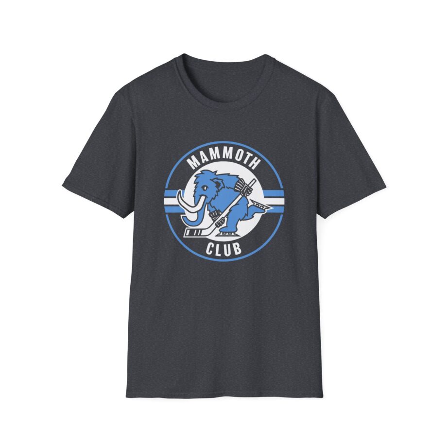 The Mammoth Club Hockey Logo Unisex Softstyle T-Shirt