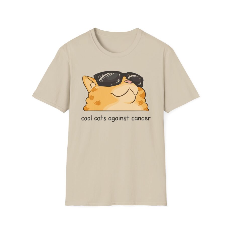 Lilsimsie Cool Cats Against Cancer Unisex Softstyle T-shirt