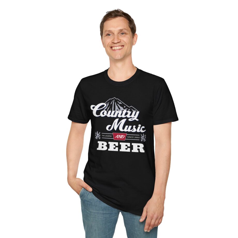 Sadie Crowell Country Music & Beer Unisex Softstyle T-shirt