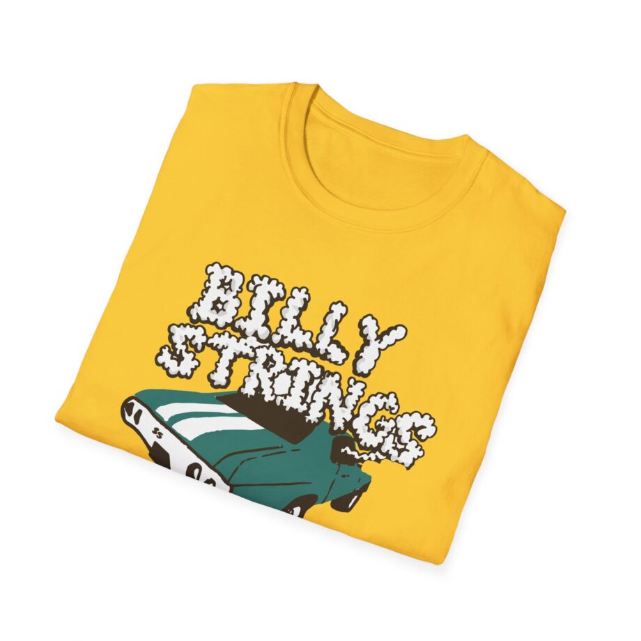 Billy Strings Imogene + Willie X Billy Strings Highway Prayers Green Car Unisex Softstyle T-shirt
