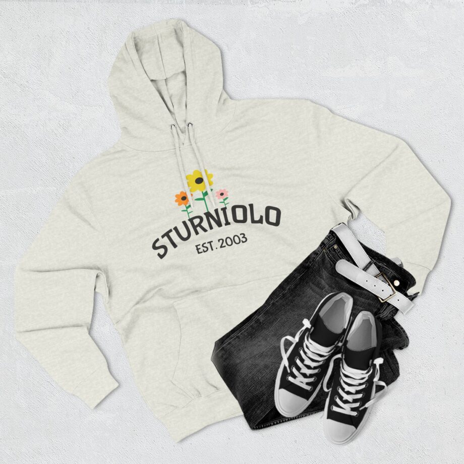 Sturniolo Flower Three-panel Fleece Hoodie