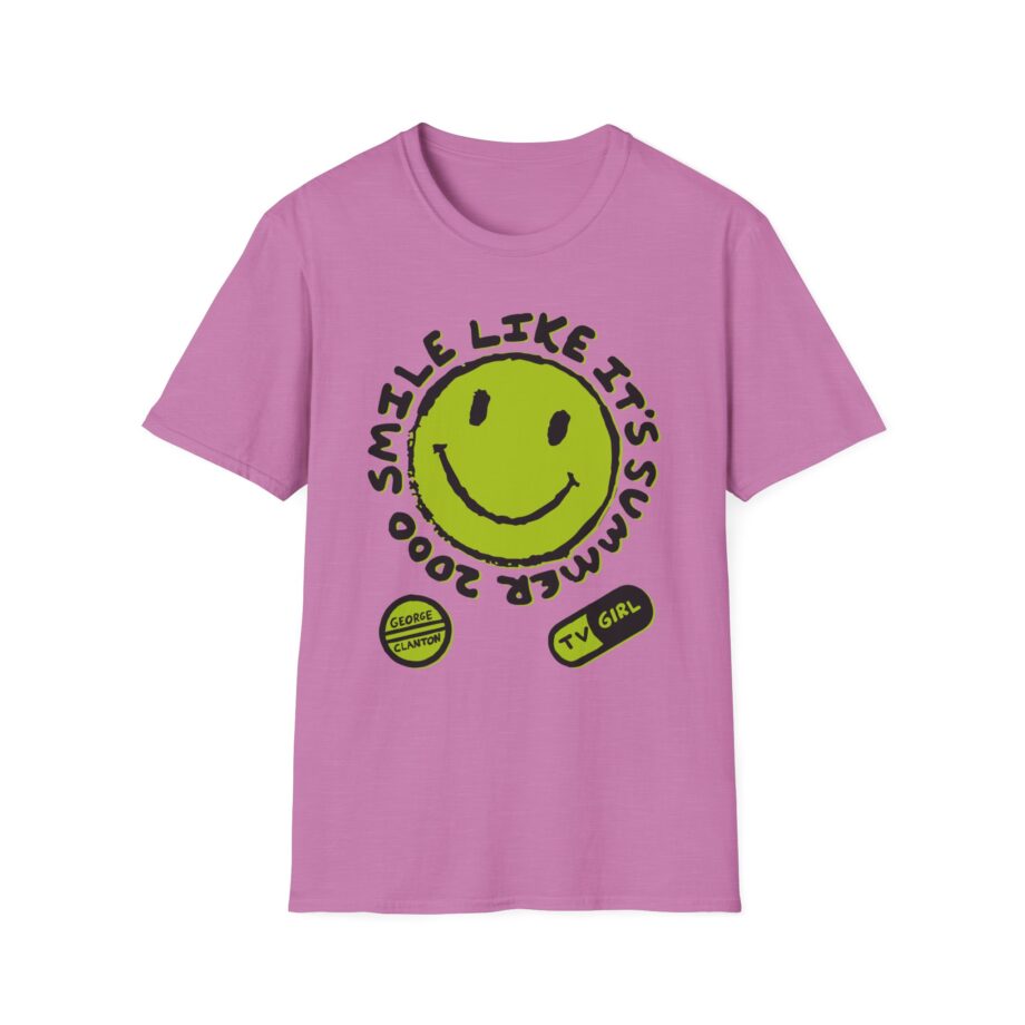 Tv Girl Smile Like It's Summer 2000 Unisex Softstyle T-shirt
