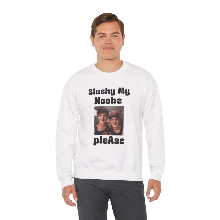Slushy Noobz Martin and Hamzah Comedy Unisex Heavy Blend Crewneck Sweatshirt