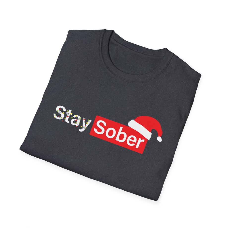 Daydrian Harding Xmas Stay Sober Unisex Softstyle T-shirt