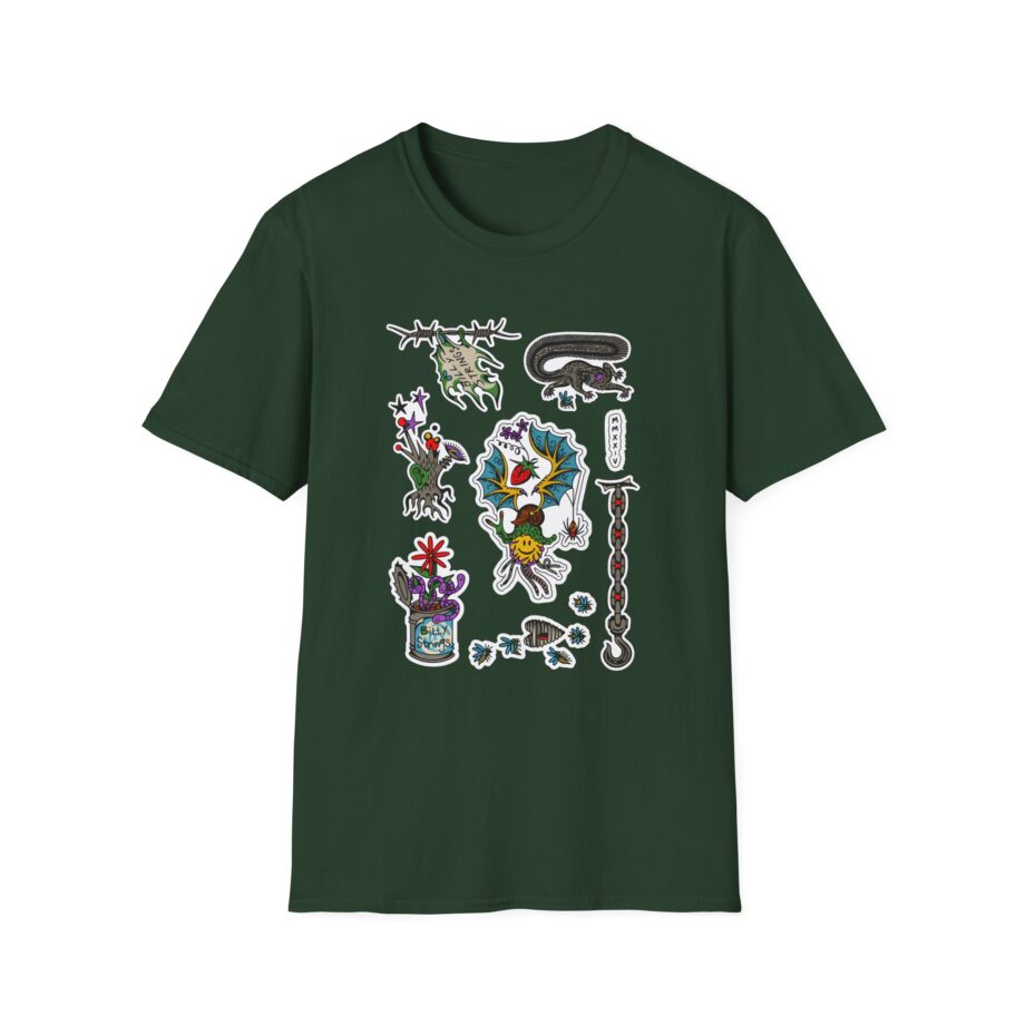 Billy Strings Flash Sheet Unisex Softstyle T-shirt