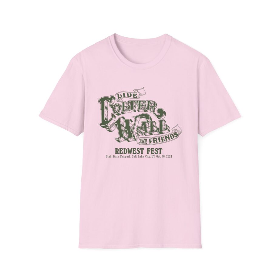 Colter Wall Redwest Fest Unisex Softstyle T-shirt