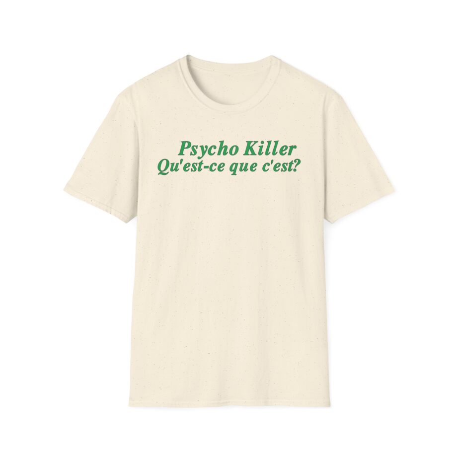 Miley Cyrus Talking Heads X Miley Psycho Killer Unisex Softstyle T-Shirt