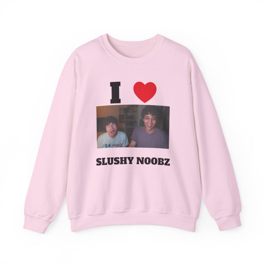 I Heart Slushy Noobz Unisex Heavy Blend Crewneck Sweatshirt
