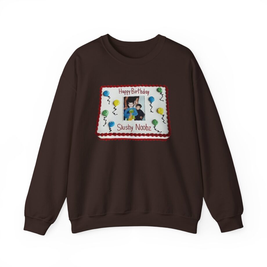 Slushy Noobz Birthday Cake Unisex Heavy Blend Crewneck Sweatshirt