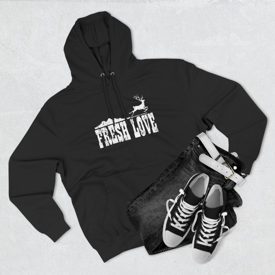 Fresh Love Three Panel Fleece Hoodie