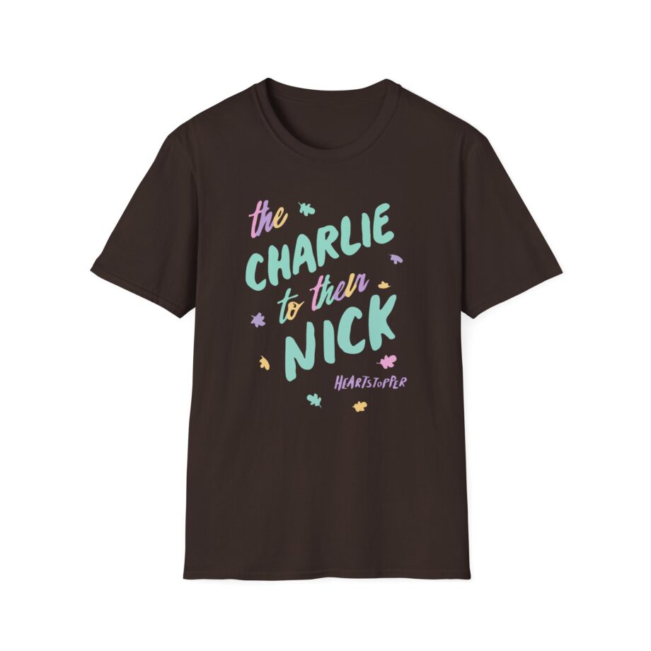 Heartstopper Charlie to Nick Pride Unisex Softstyle T-Shirt
