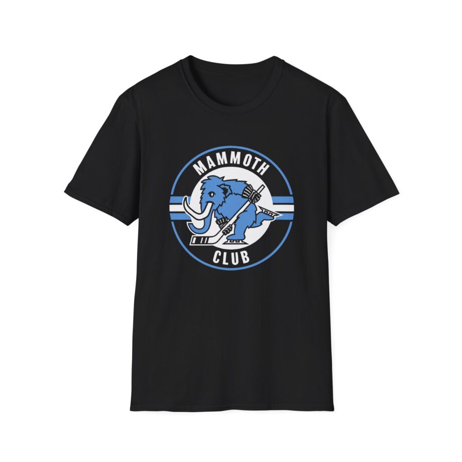 The Mammoth Club Hockey Logo Unisex Softstyle T-Shirt