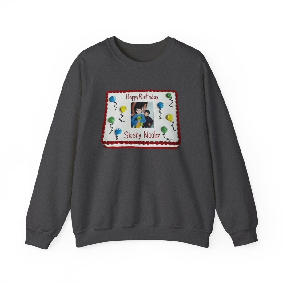 Slushy Noobz Birthday Cake Unisex Heavy Blend Crewneck Sweatshirt