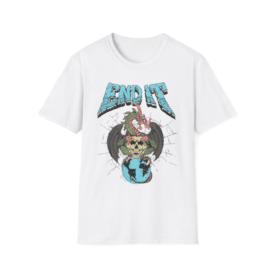 End It Dragon Skull Unisex Softstyle T-Shirt