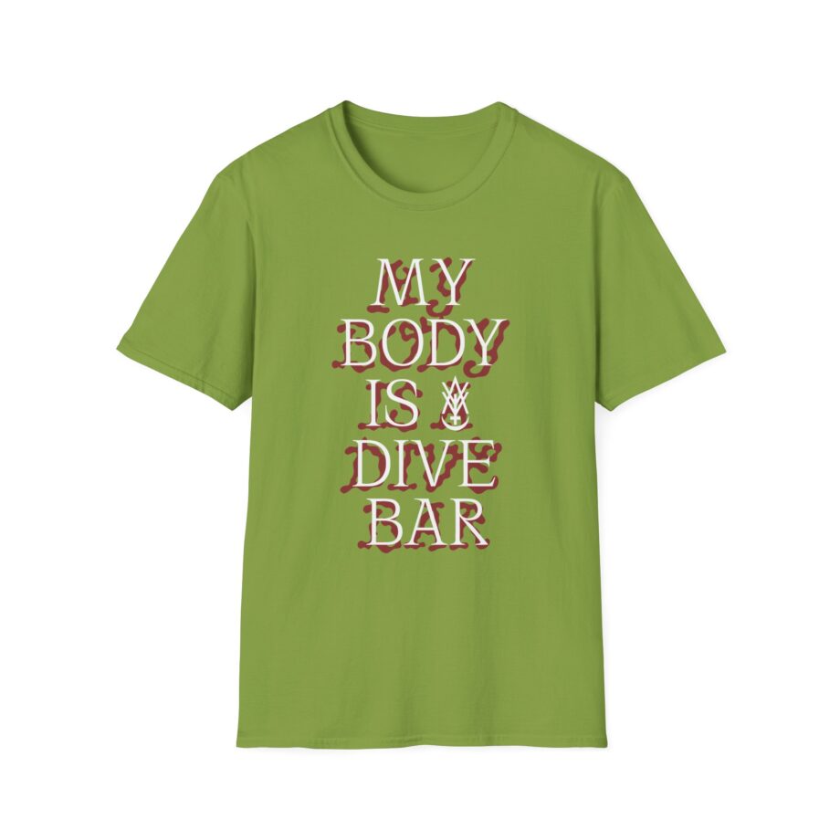 Amigo the Devil My Body is Dive Bar Unisex Softstyle T-shirt