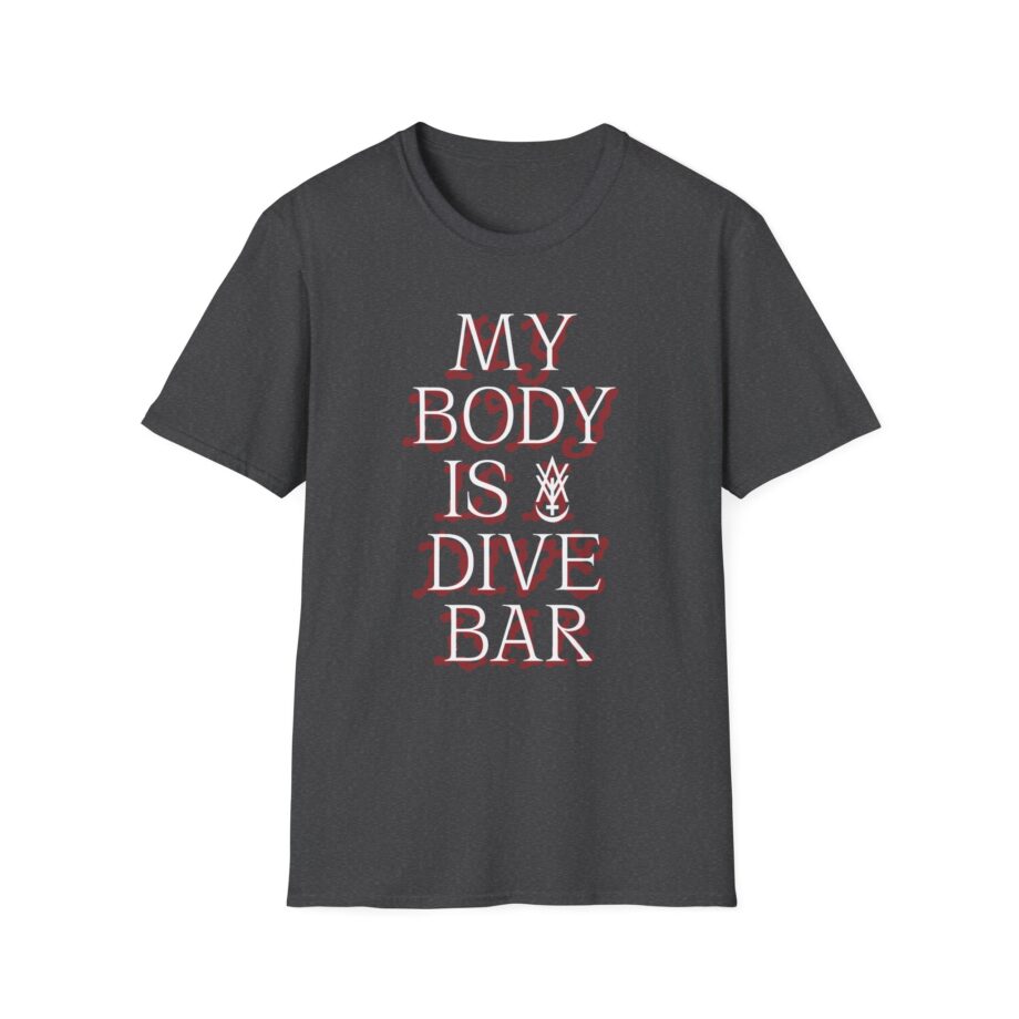 Amigo the Devil My Body is Dive Bar Unisex Softstyle T-shirt