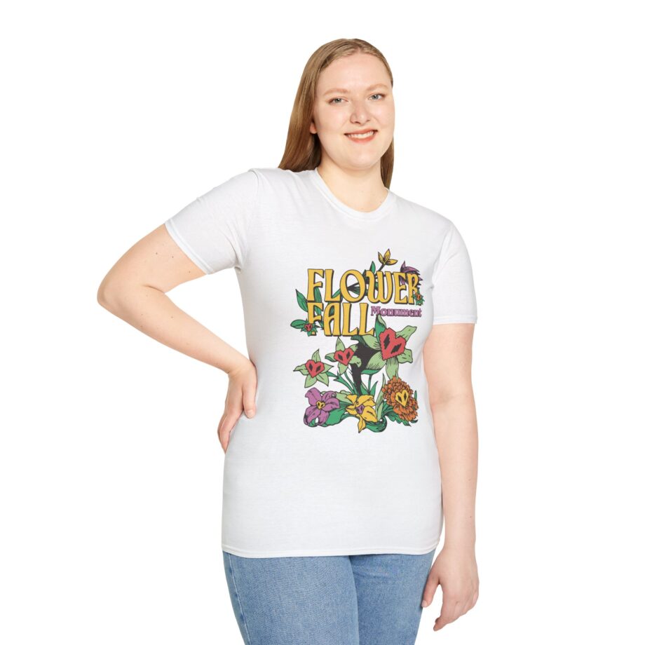 Philza Flower Fall Monument Unisex Softstyle T-shirt