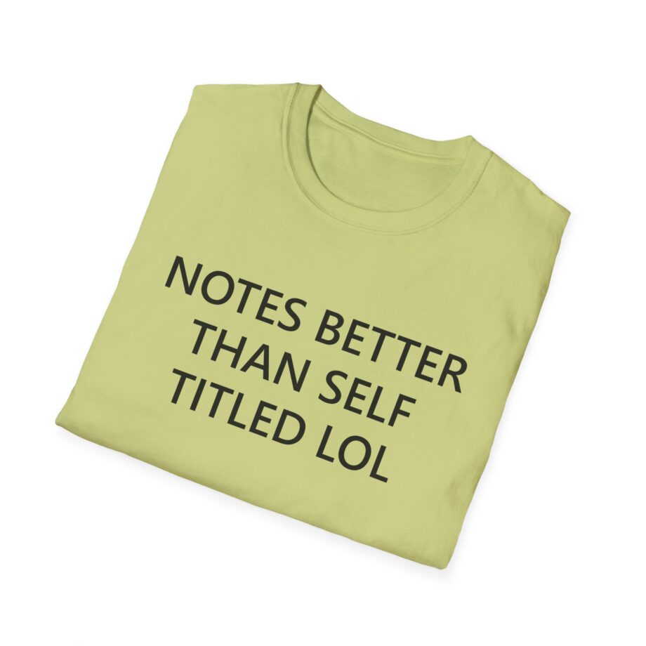 The  Notes > Self Titled Unisex Softstyle T-shirt