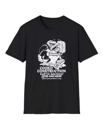 Lazarbeam  Cookd Construction Call Us Anytime Unisex Softstyle T-Shirt