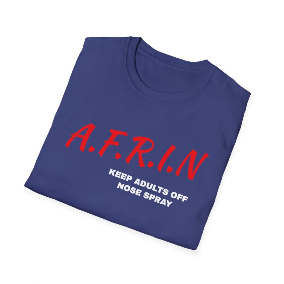 Nate Bargatze Afrin Keep Adults of Nose Spray Unisex Softstyle T-Shirt