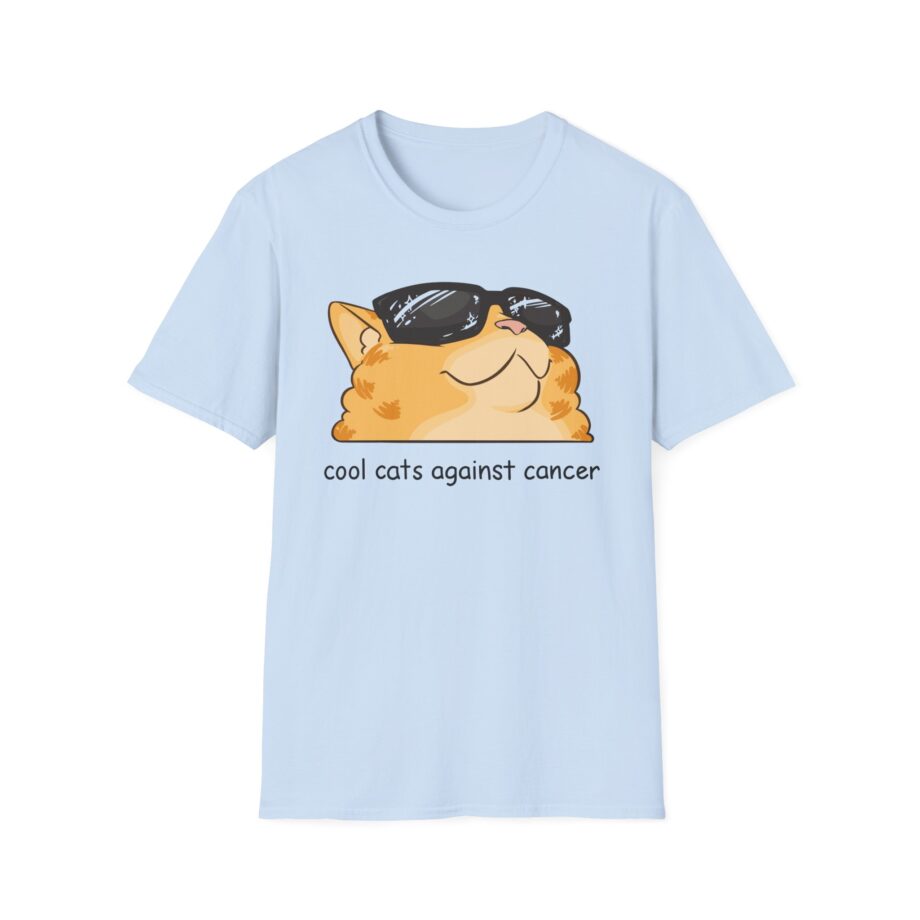 Lilsimsie Cool Cats Against Cancer Unisex Softstyle T-shirt