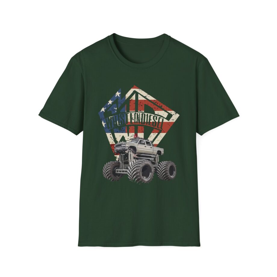 Monstermax Whistlindiesel Unisex Softstyle T-shirt