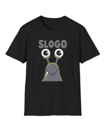 Slogo Snail Cute Unisex Softstyle T-Shirt