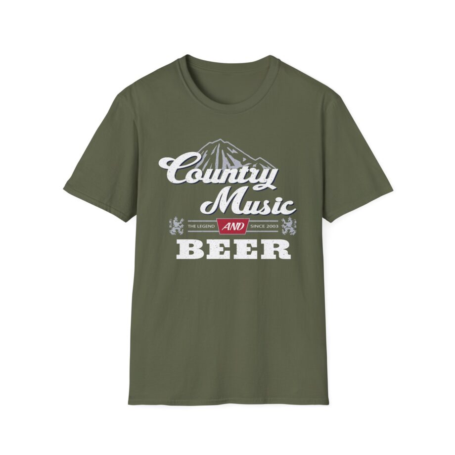 Sadie Crowell Country Music & Beer Unisex Softstyle T-shirt