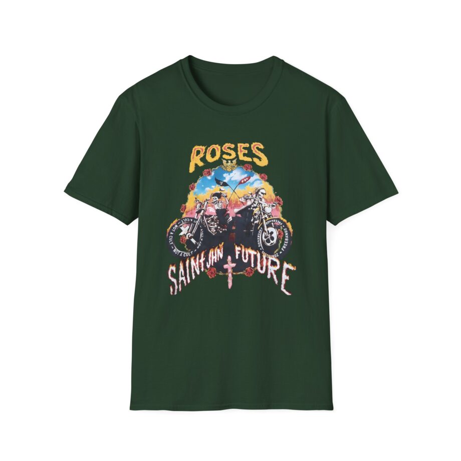 Not a Cult X Freebandz Roses Unisex Softstyle T-Shirt