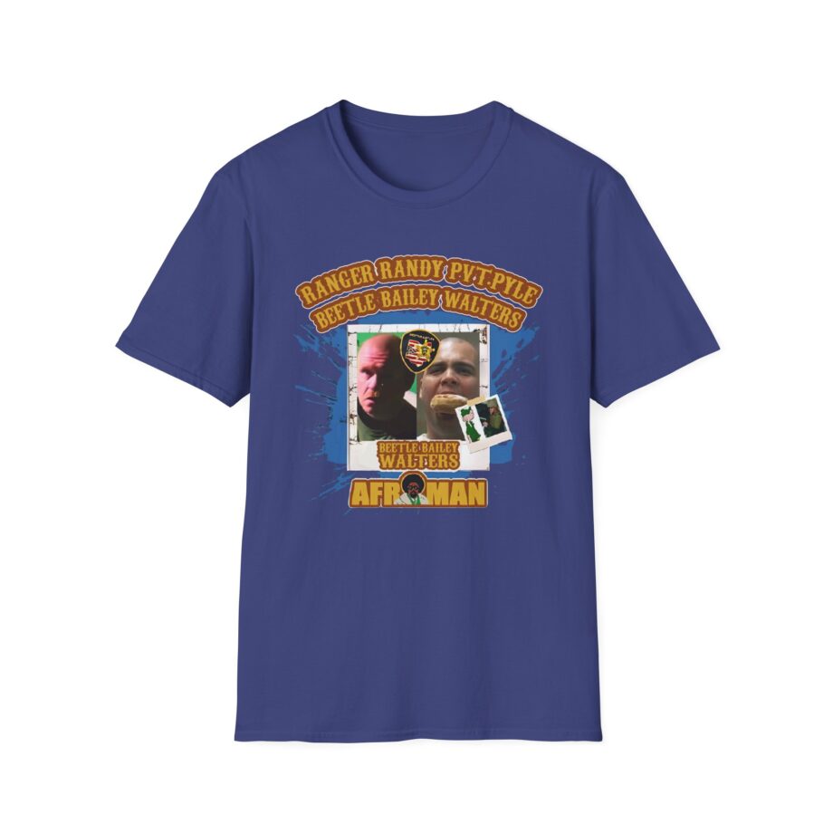 Afroman Ranger Randy Prvate Pyle Beetle Bailey Walters Unisex Softstyle T-Shirt