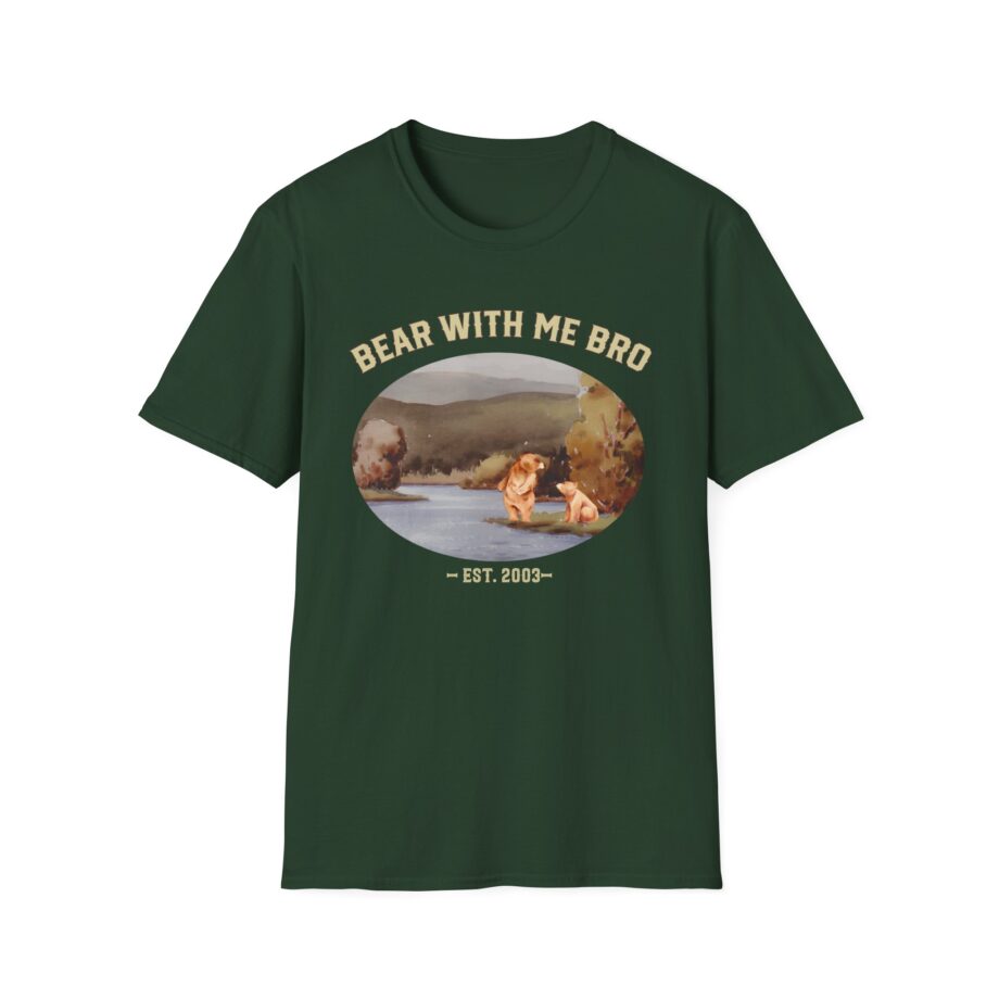 Sadie Crowell Bear With Me Bro Unisex Softstyle T-shirt