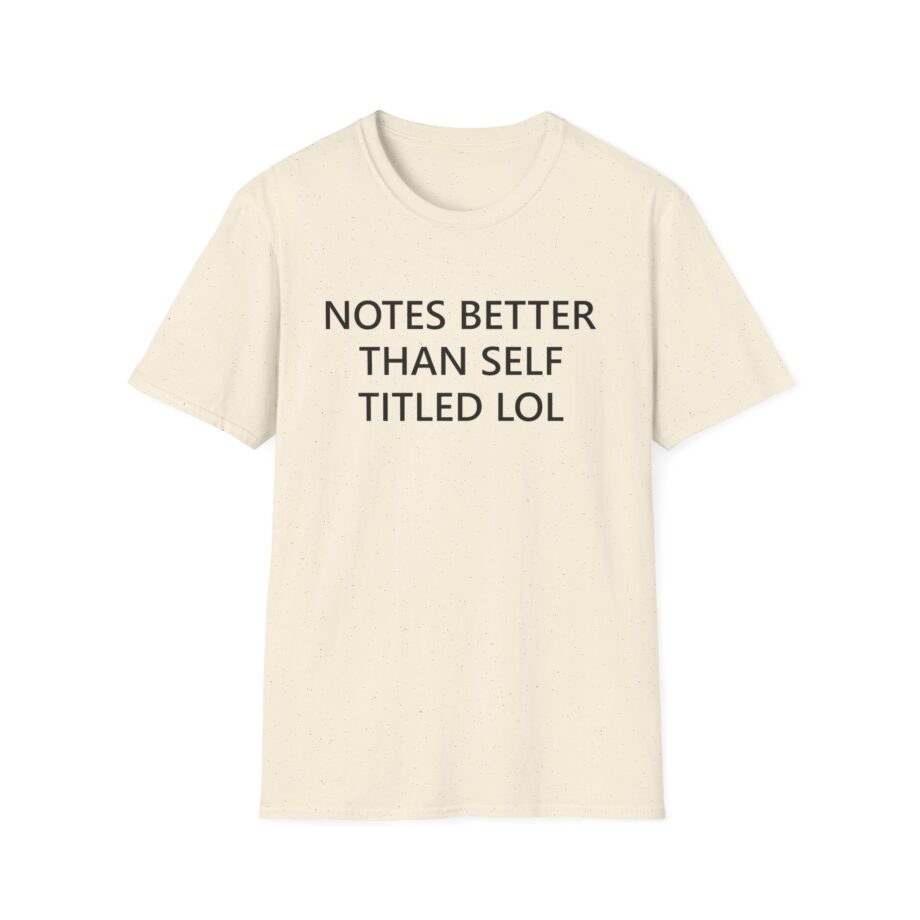 The  Notes > Self Titled Unisex Softstyle T-shirt