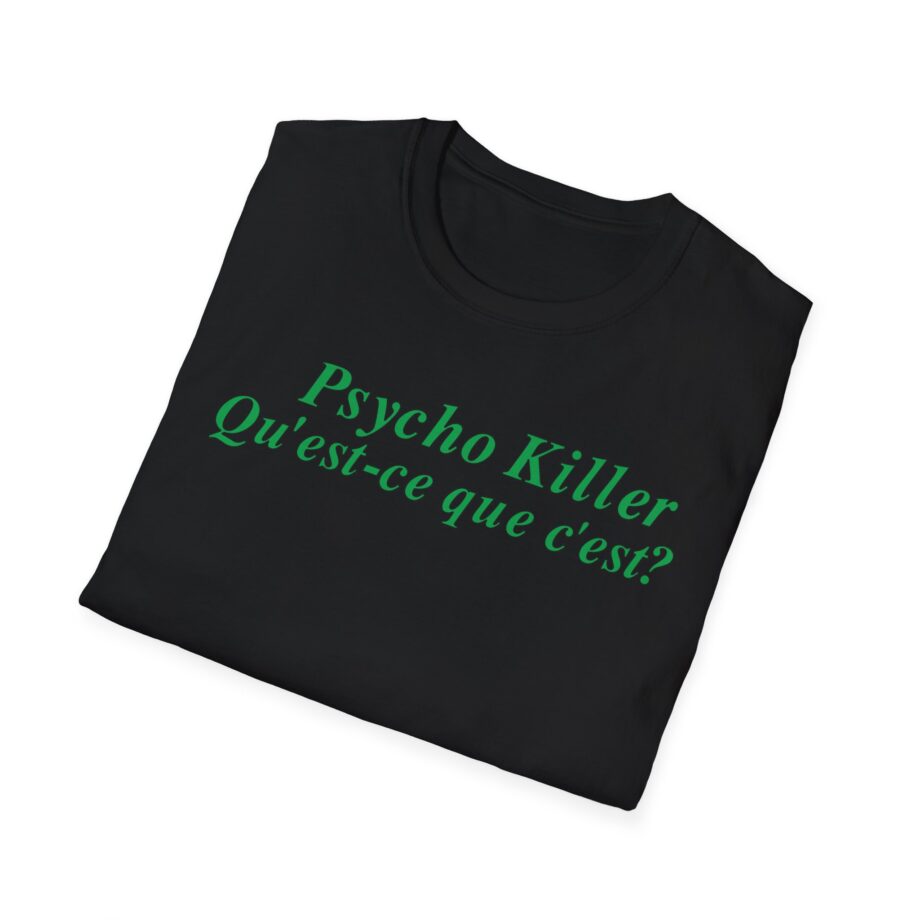 Miley Cyrus Talking Heads X Miley Psycho Killer Unisex Softstyle T-Shirt