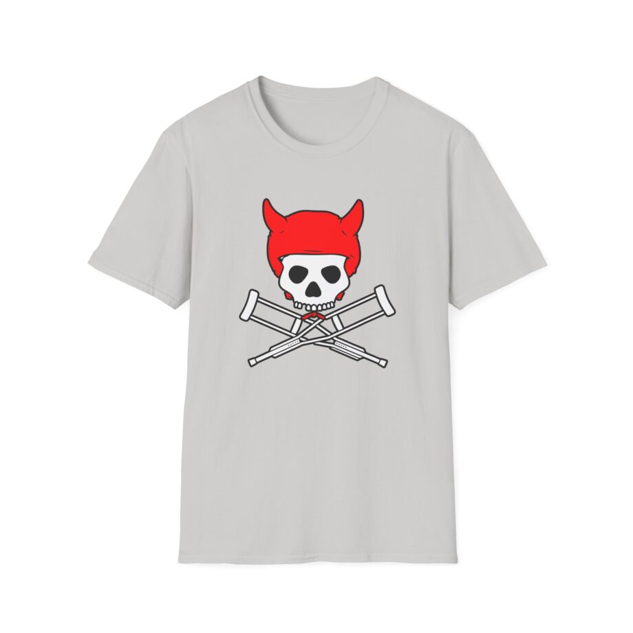 Jackass Devil Horns Skull & Crossbones Unisex Softstyle T-Shirt