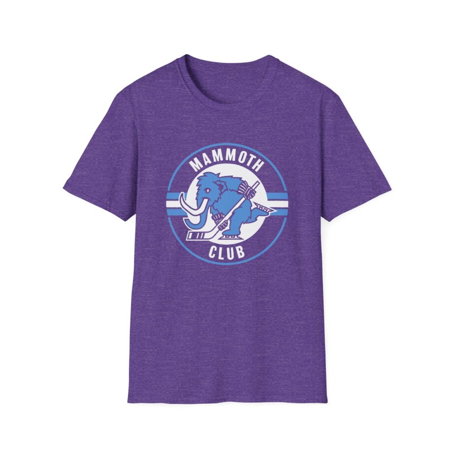 The Mammoth Club Hockey Logo Unisex Softstyle T-Shirt