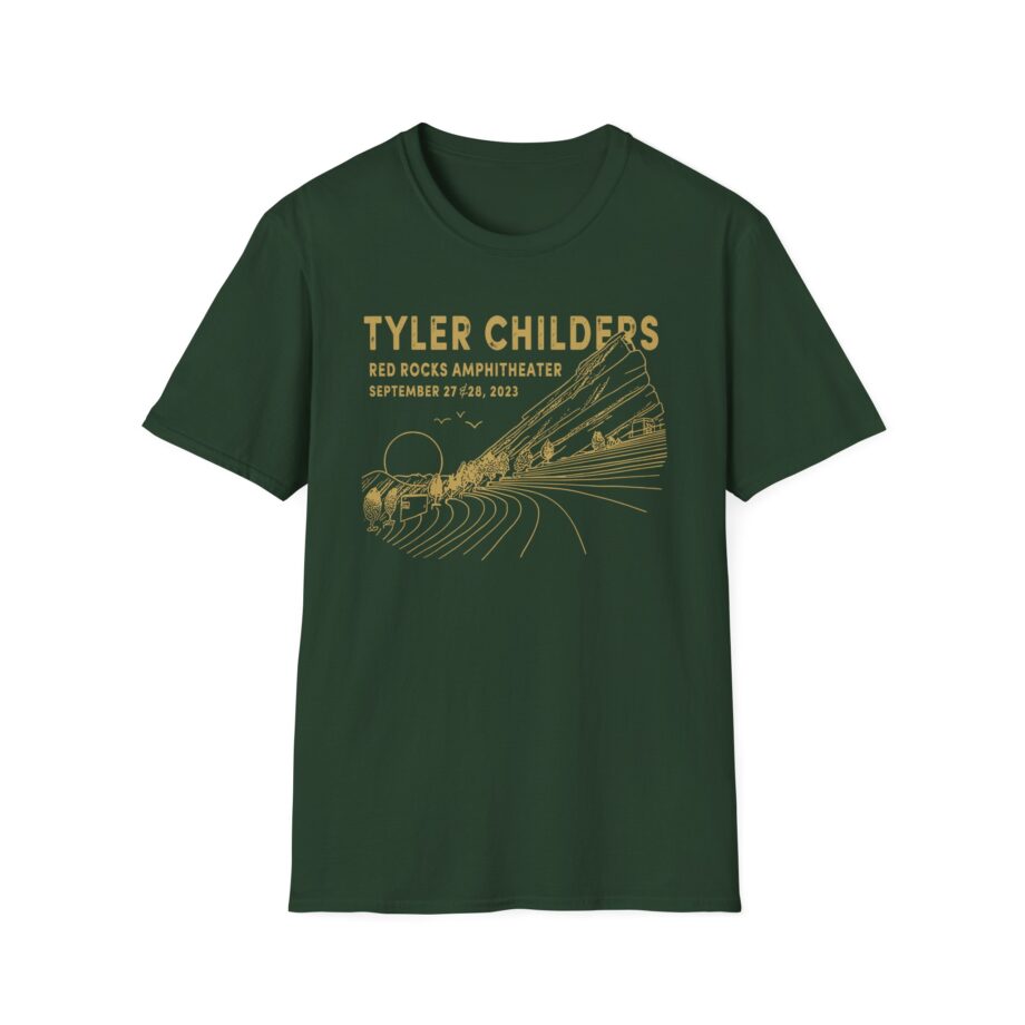 Tyler Childers Red Rocks '23 Unisex Softstyle T-shirt