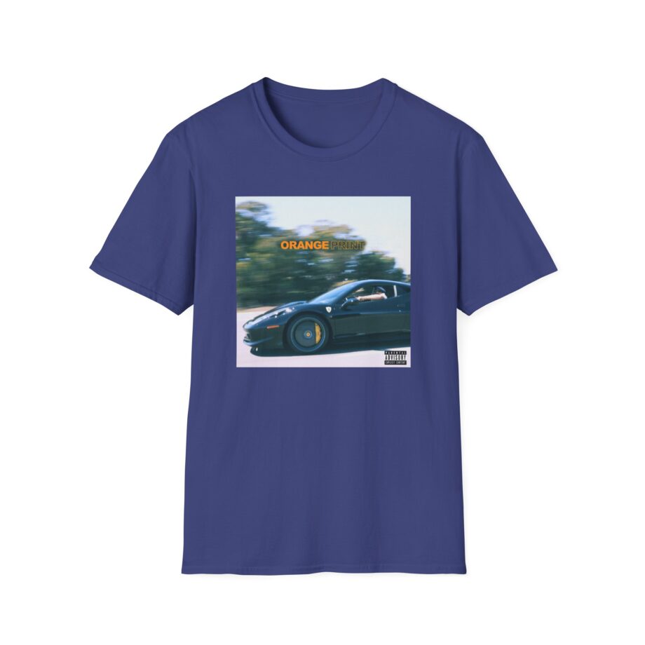 Larry June Orange Print Unisex Softstyle T-shirt