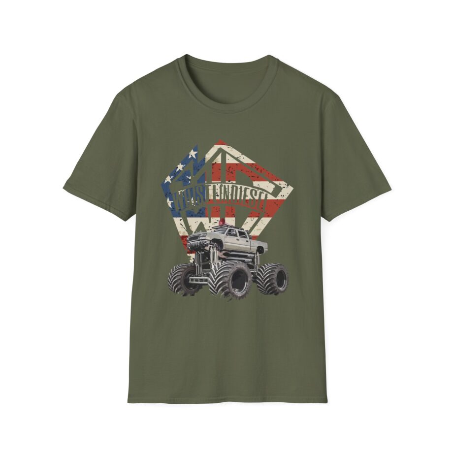 Monstermax Whistlindiesel Unisex Softstyle T-shirt