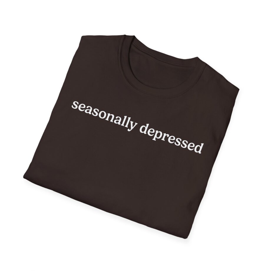 Sadie Crowell Seasonally Depressed Unisex Softstyle T-shirt